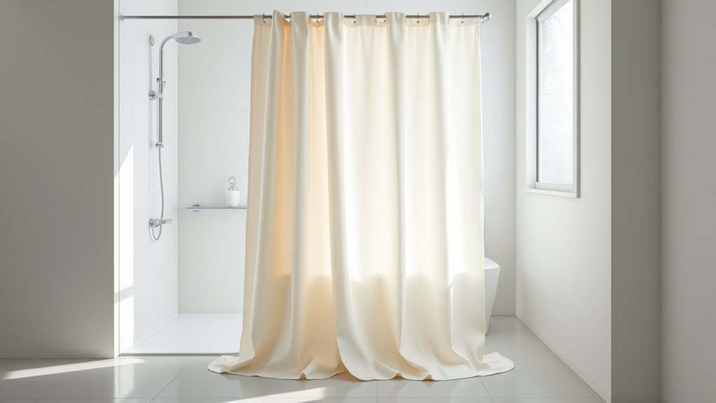 extended shower curtain lengths up to 96 inches