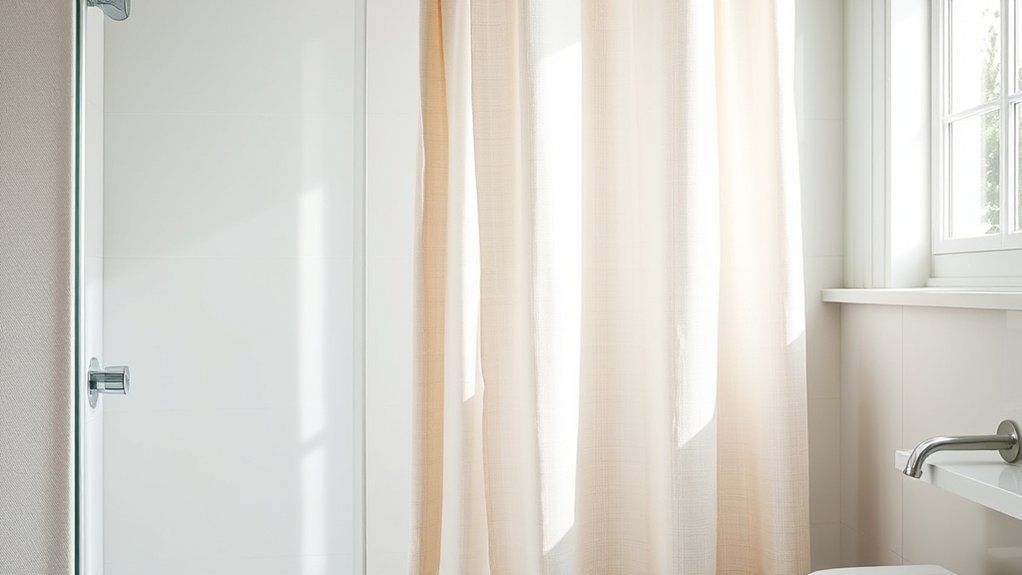 fabric shower curtain liners better option