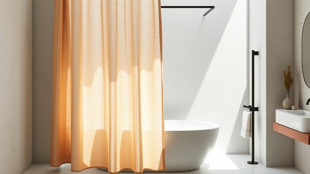 fabric shower liners suit moderate humidity