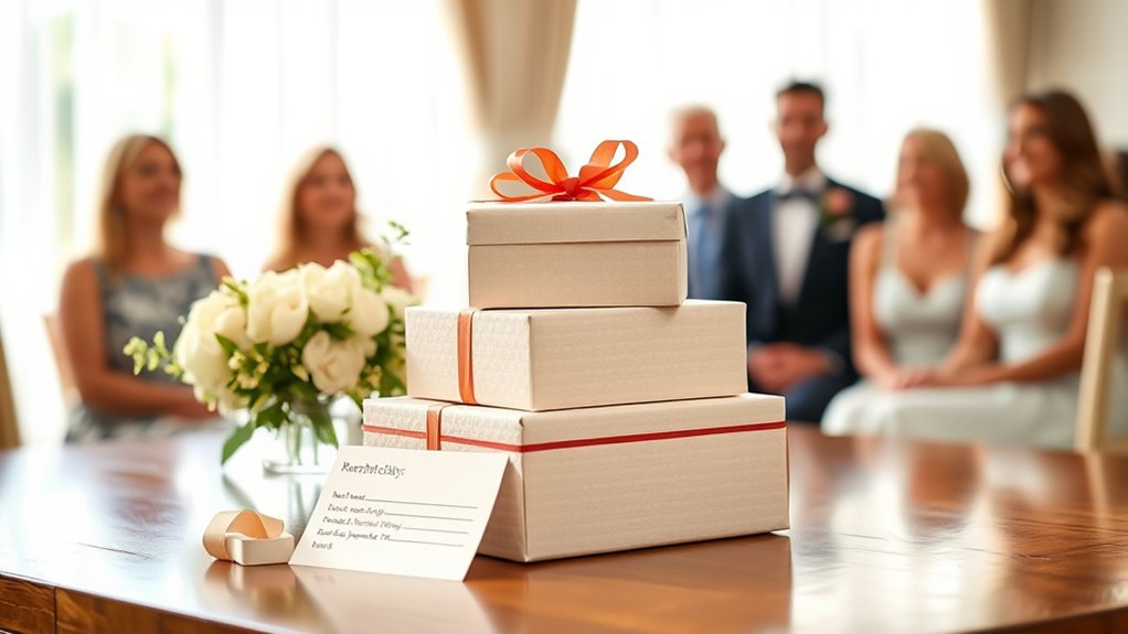 following the couple s registry wisely
