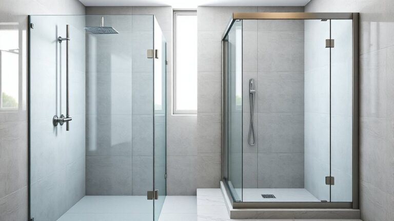 framed versus frameless shower screens
