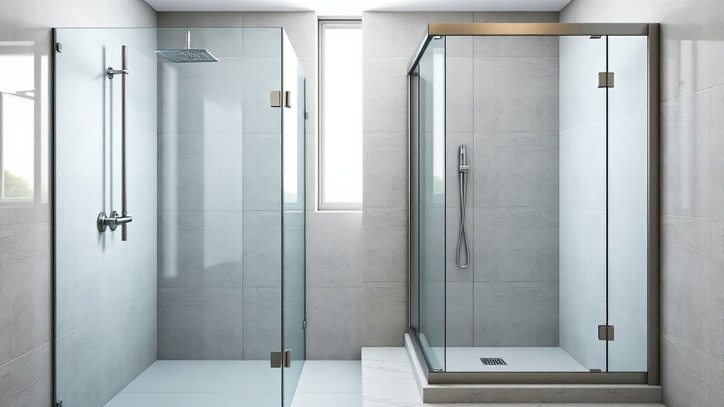 framed versus frameless shower screens