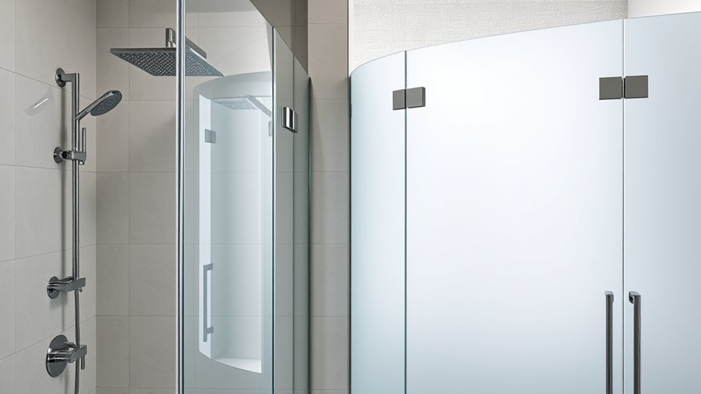 frosted clear textured vs smooth privacy light maintenance