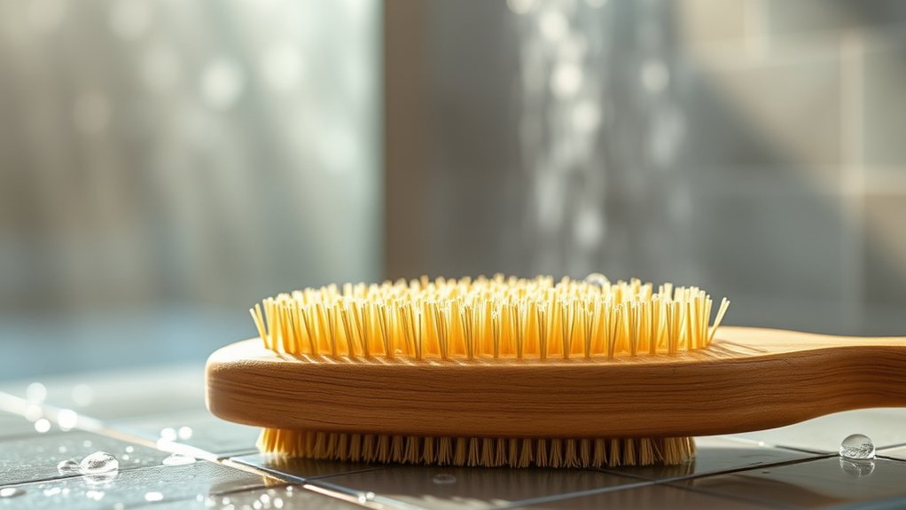 gentle brushing boosts circulation detox uncertain