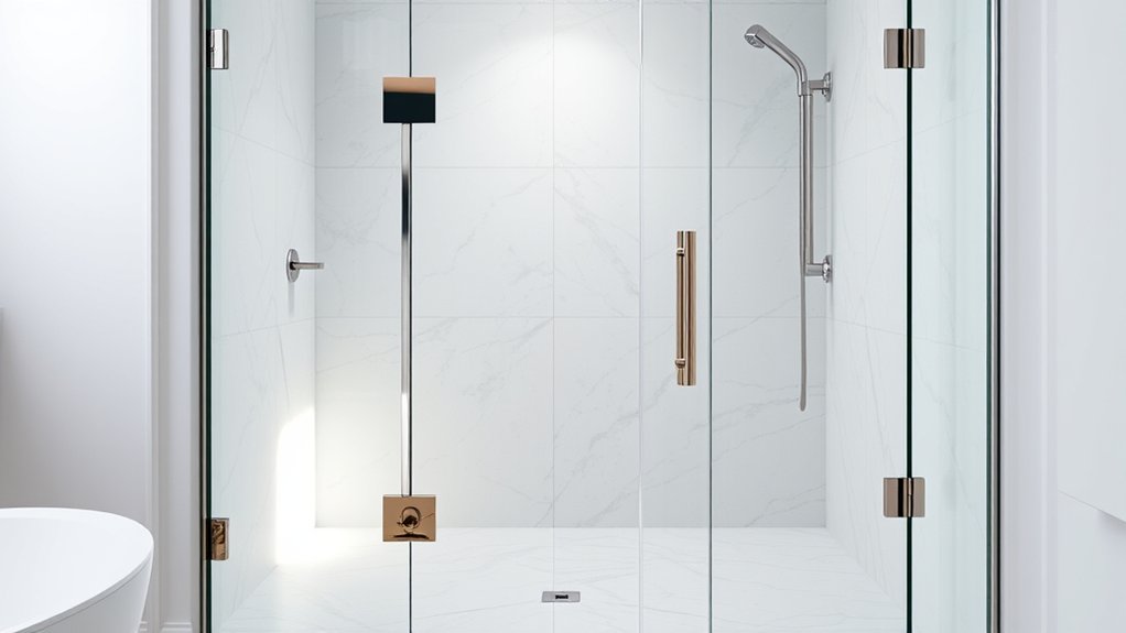 glass shower doors cost varies widely