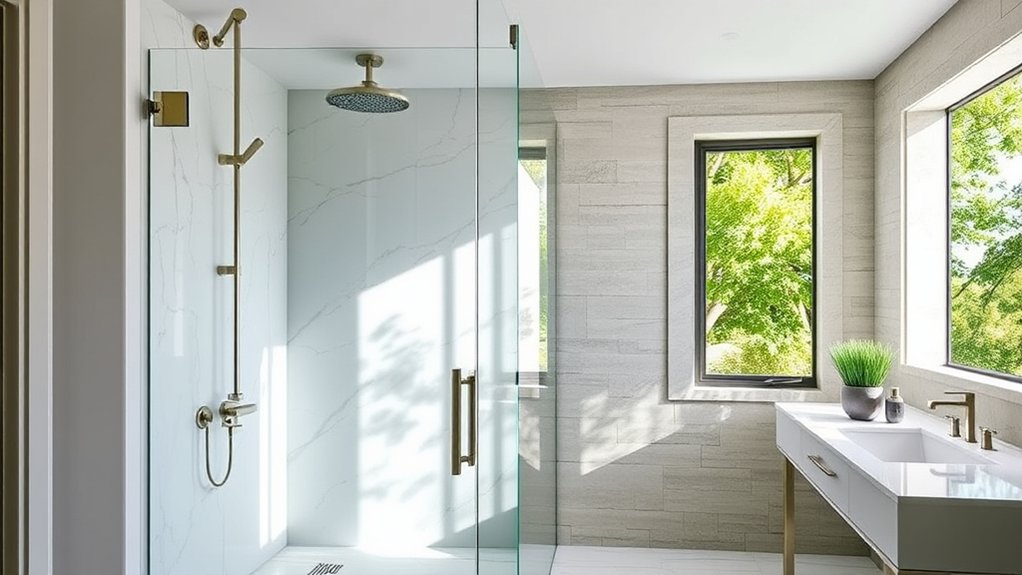 glass shower doors stay stylish and practical