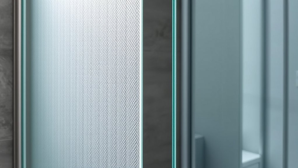 glass vs plastic shower doors durability maintenance aesthetics