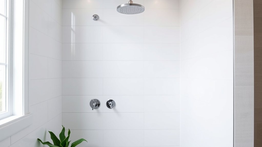 glue up walls suit small bathrooms