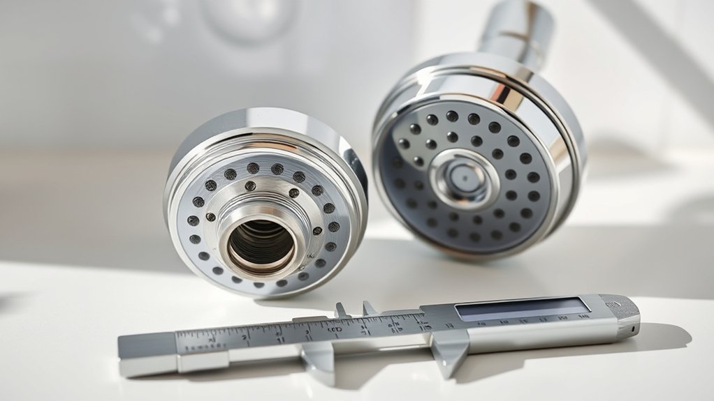 grohe shower head thread sizing