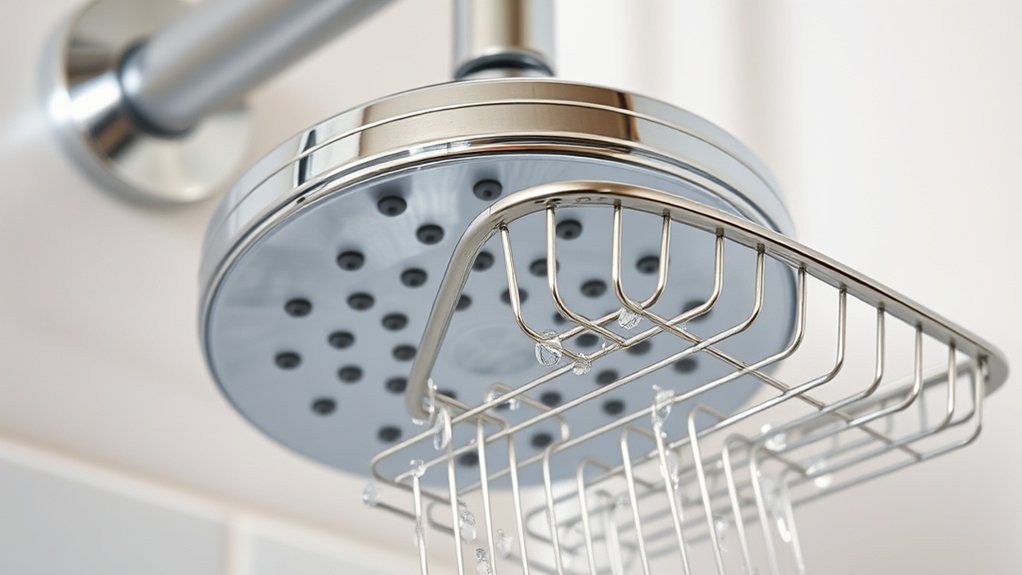 hanging caddies stress shower head