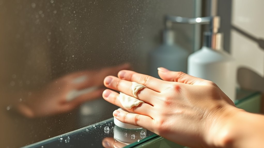 in shower hydration lotions separate