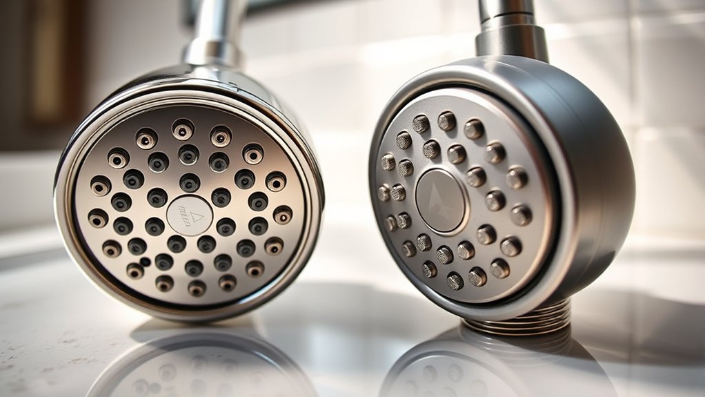 interchangeable shower head fittings generally