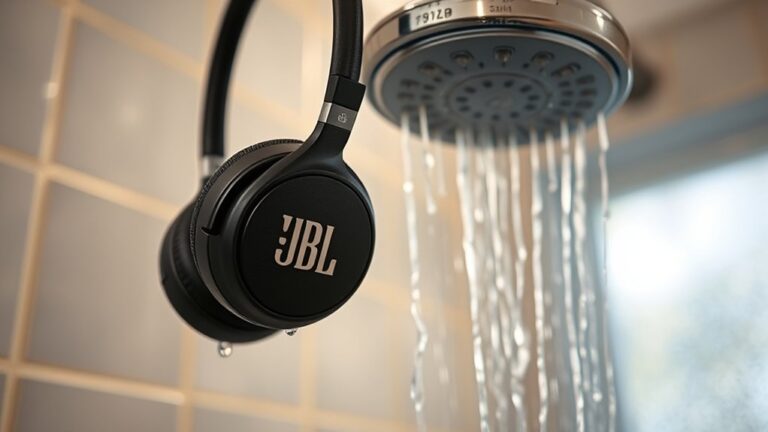 jbl headphones waterproof in shower