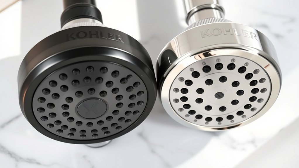 kohler shower head interchangeability question
