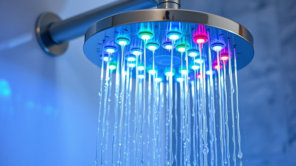 led shower heads are safe