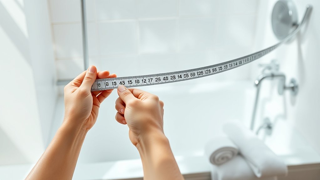 measure width and length for shower curtain