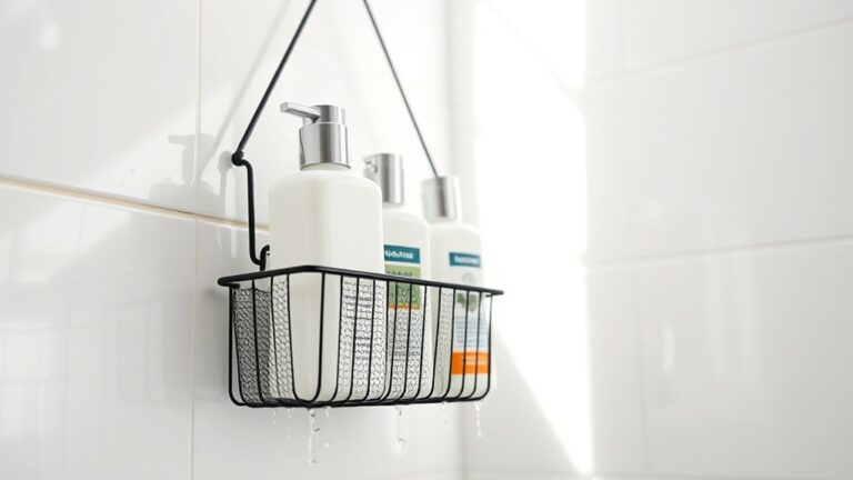 mesh shower caddies are practical organizers