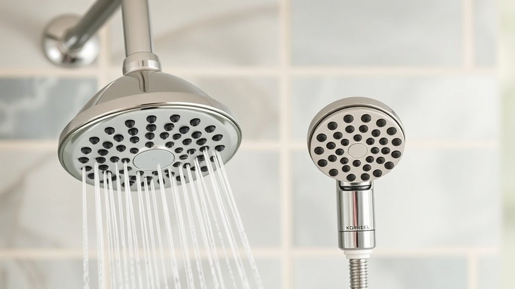 most kohler shower heads interchangeable