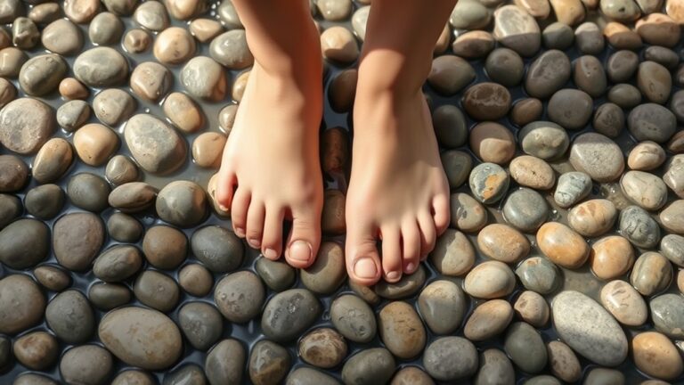 pebble shower floors comfortable