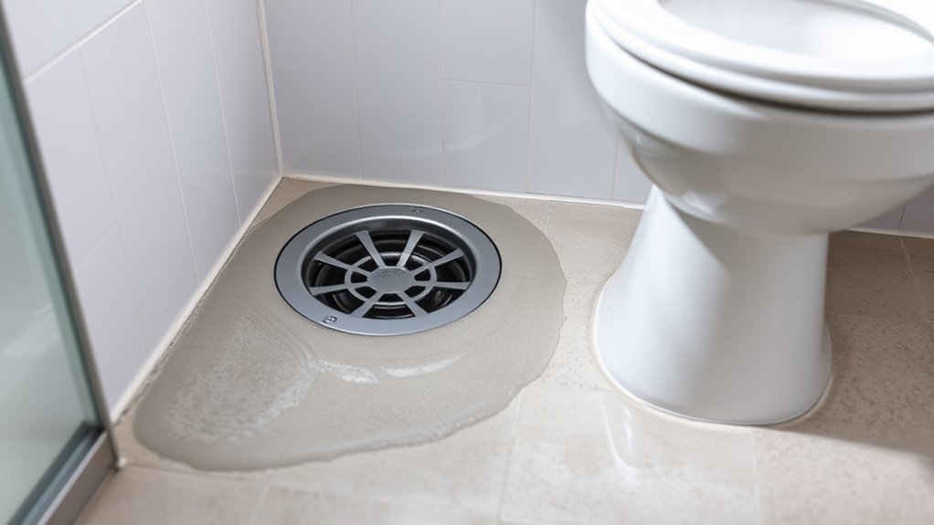 persistent showers toilet drainage backups require professional plumber