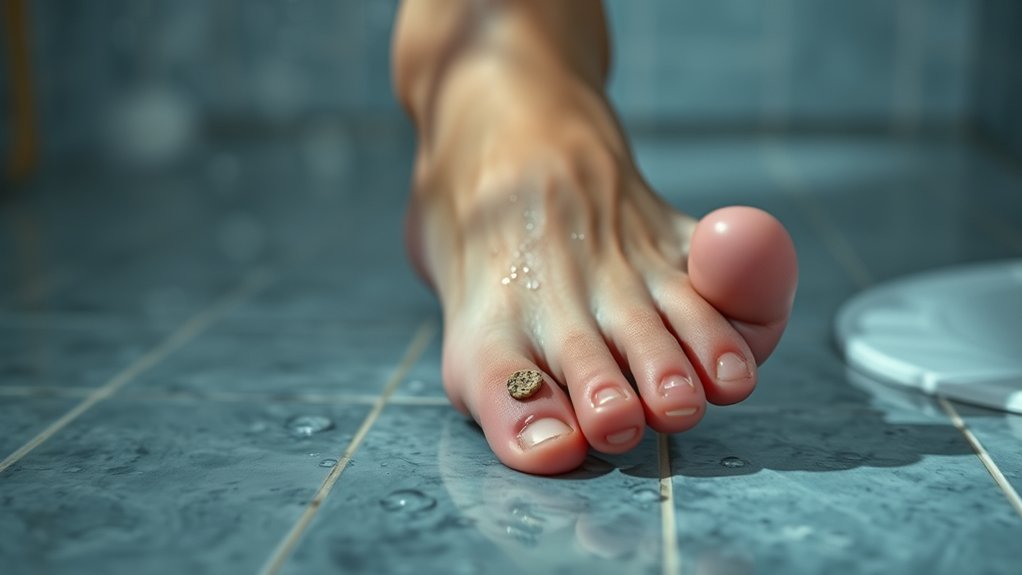 plantar warts contagious in shower