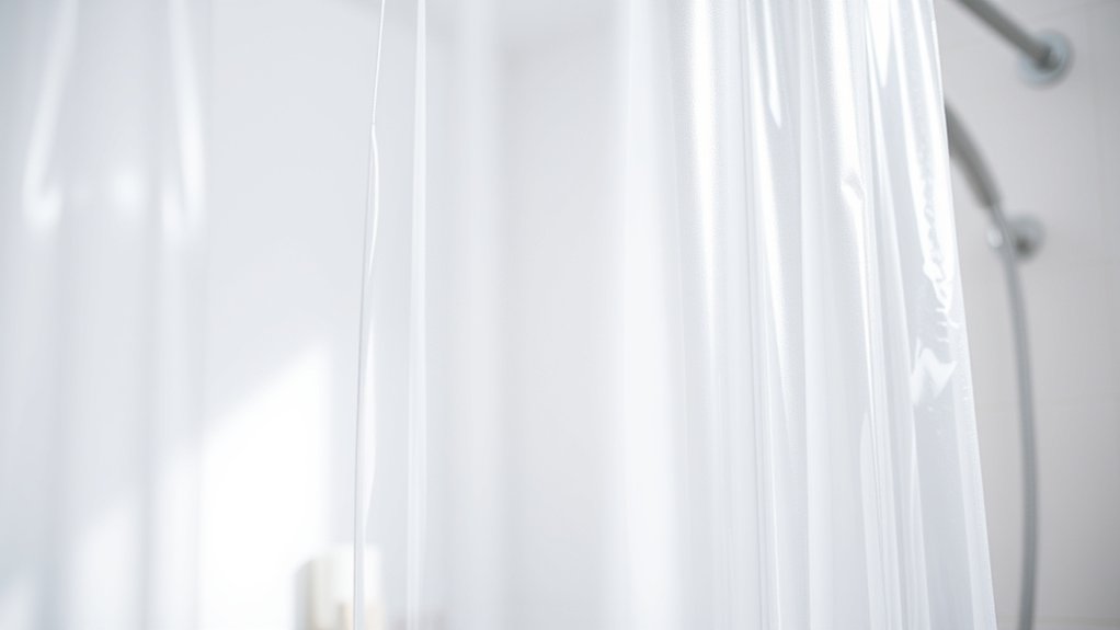 pvc based vinyl shower curtains with plasticizers and stabilizers