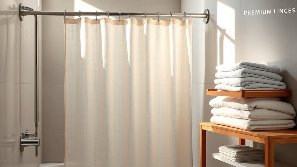 quality fabric shower curtain liners reviews eco friendly durability