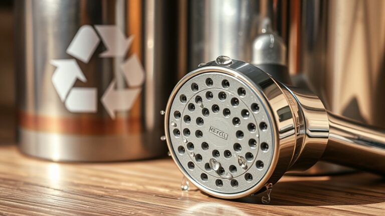 recyclability of shower heads