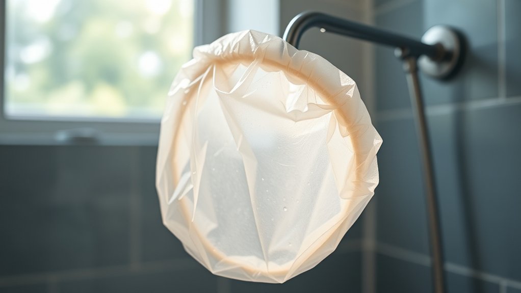 reusable shower caps last weeks to months with care