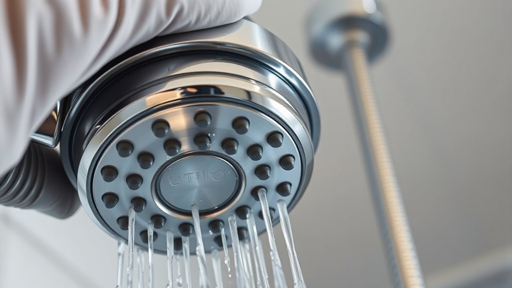reverse threaded shower heads are rare