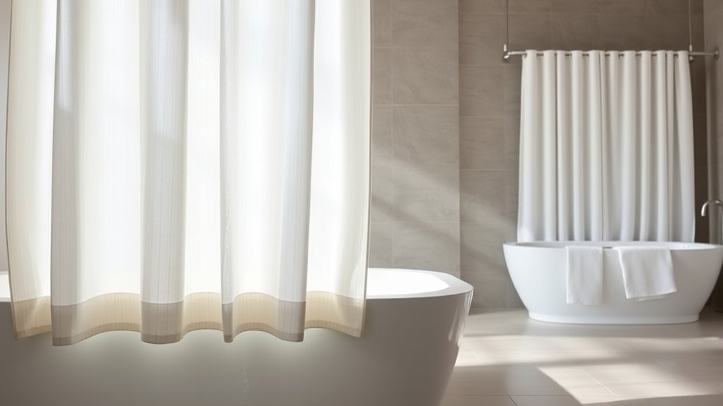 right shower curtain size matters