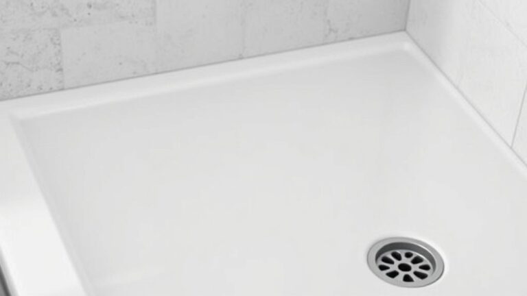 schluter shower pans slope built in