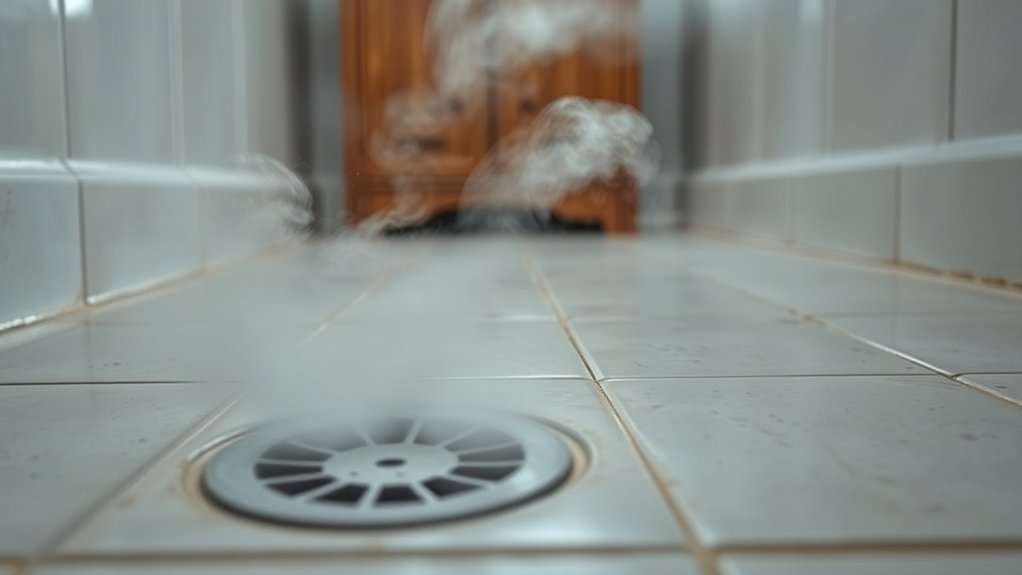 septic distress from shower steamers