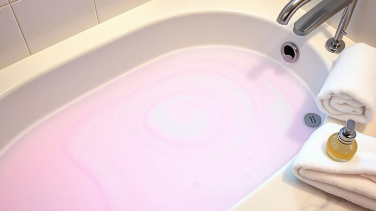 shower after using bath bomb