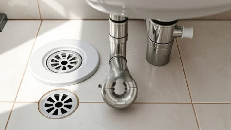 shower and toilet drains connected