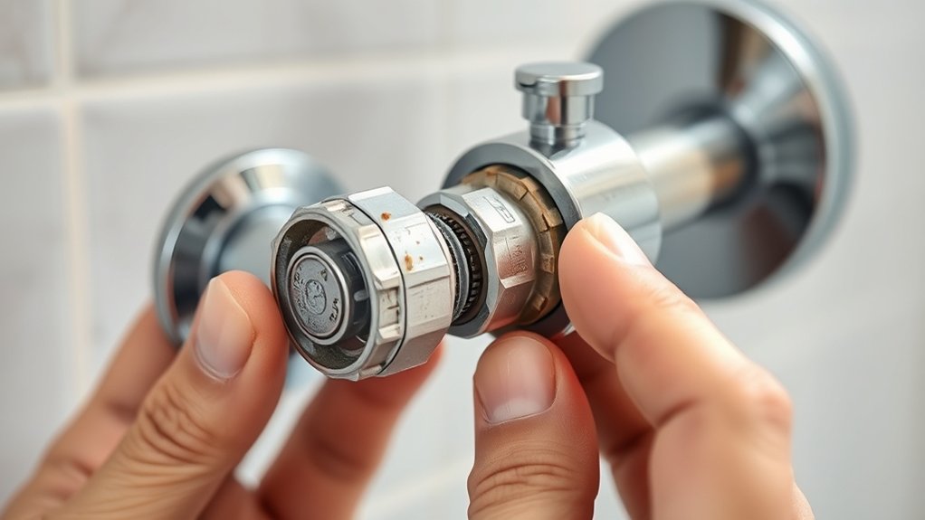 shower cartridge testing steps