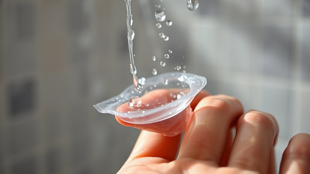 shower condom risks slippage breakage sensation loss