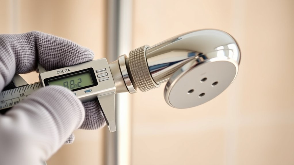 shower connector measurements for compatibility