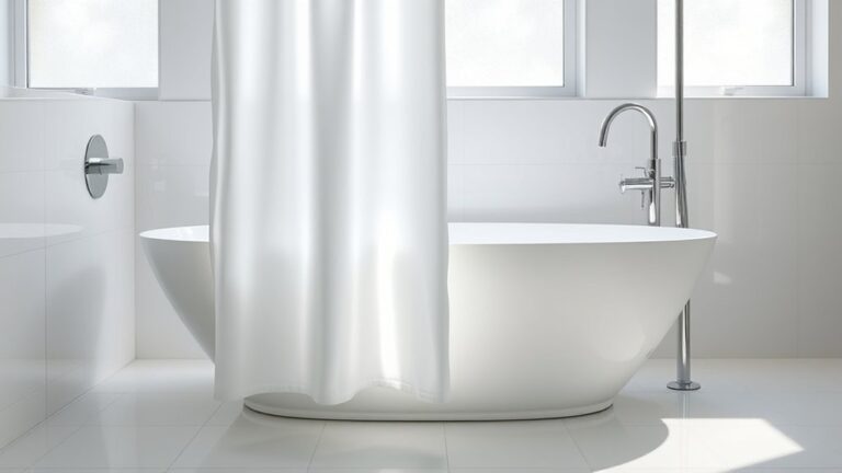 shower curtains placement guidance