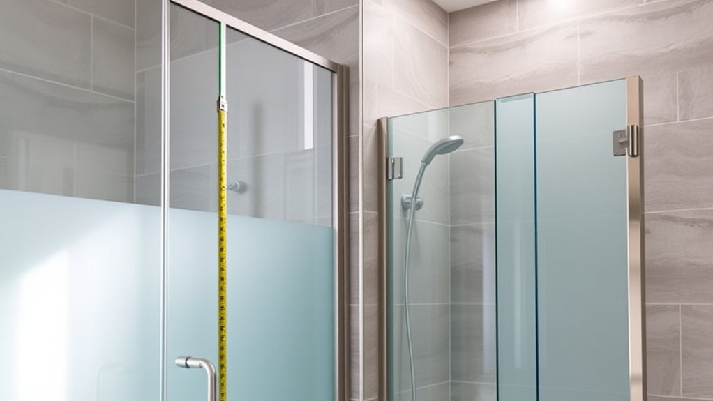 shower doors vary by enclosure