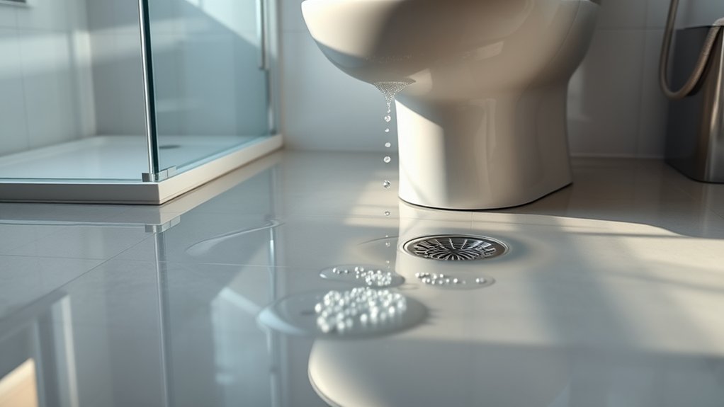 shower drain causes toilet backup