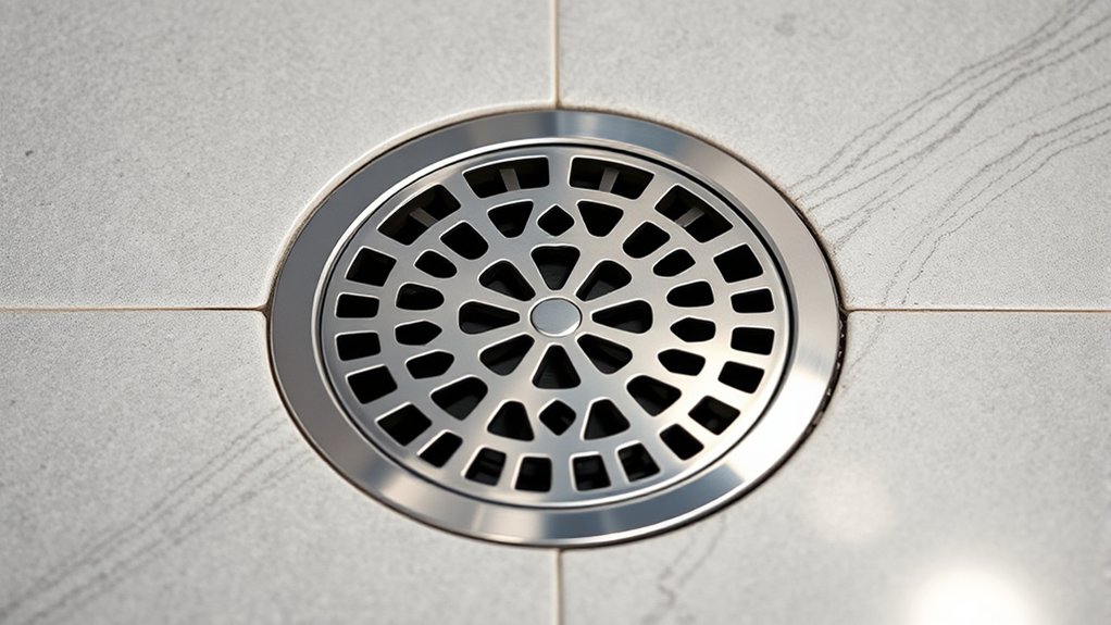 shower drain sizing varies