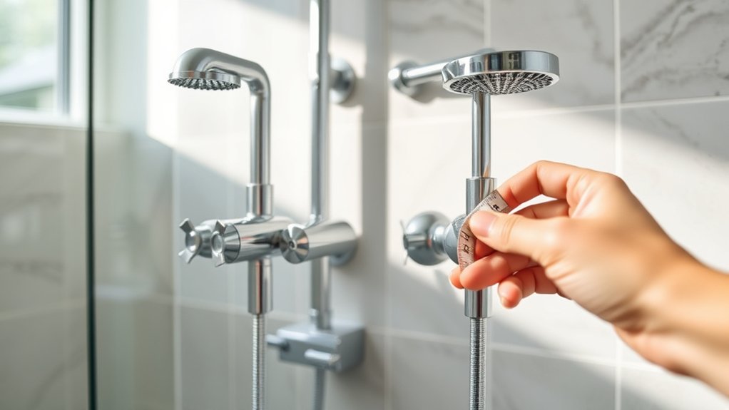 shower faucet size compatibility guide