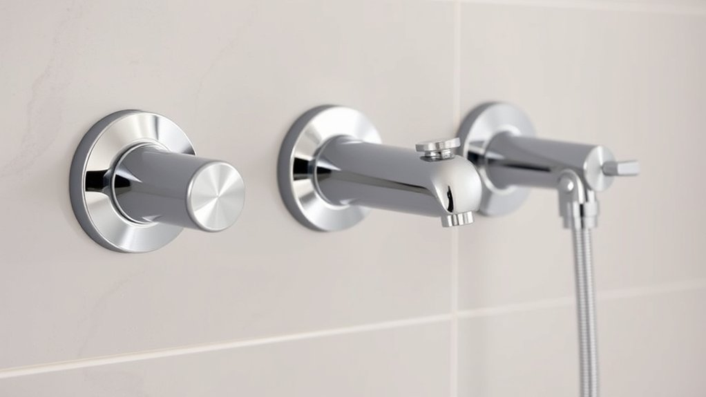 shower faucet sizes vary