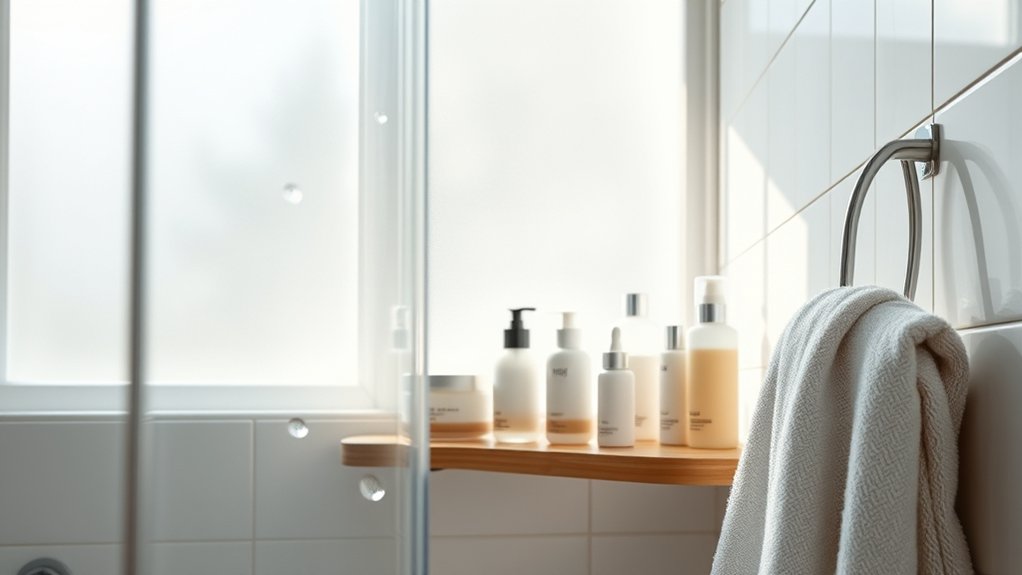 shower frequency by skin type