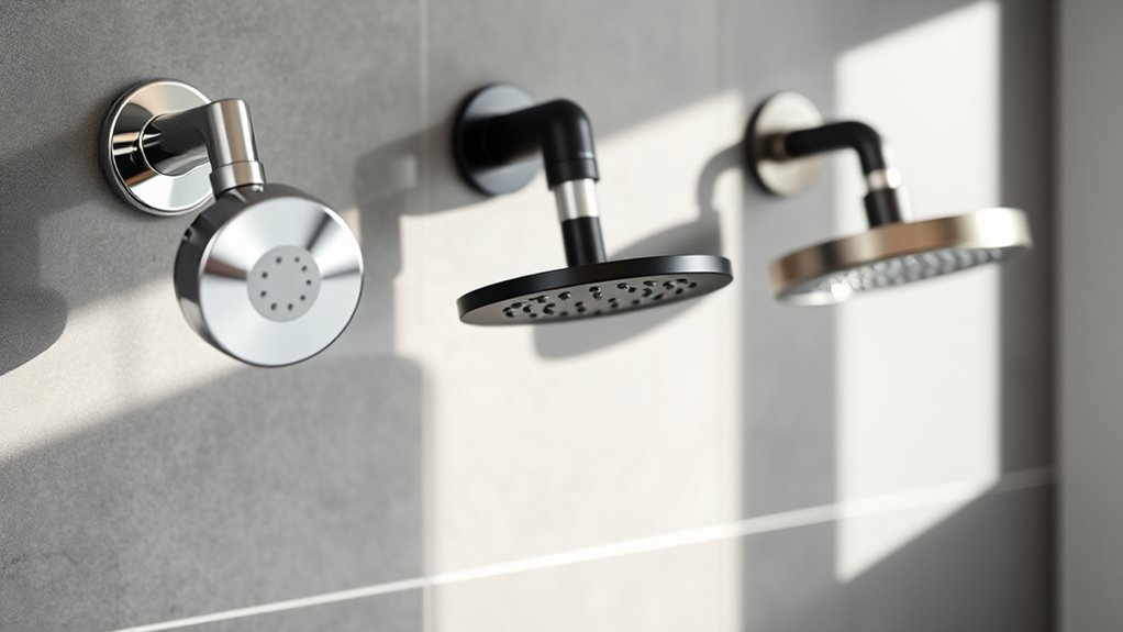 shower head holder size compatibility