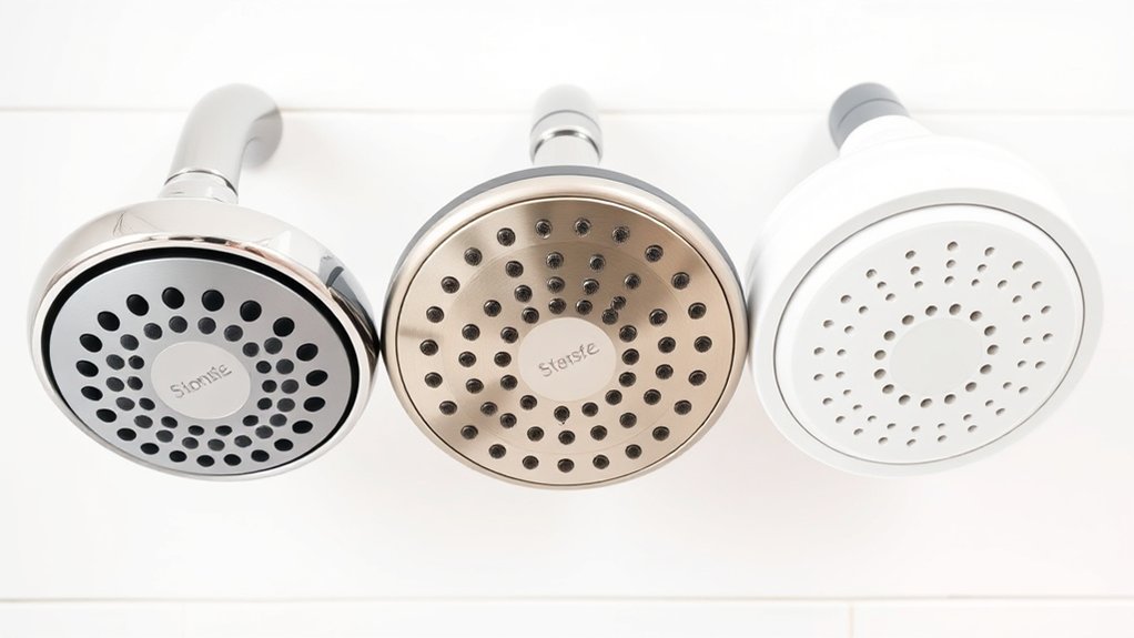 shower head material overview plastics metals