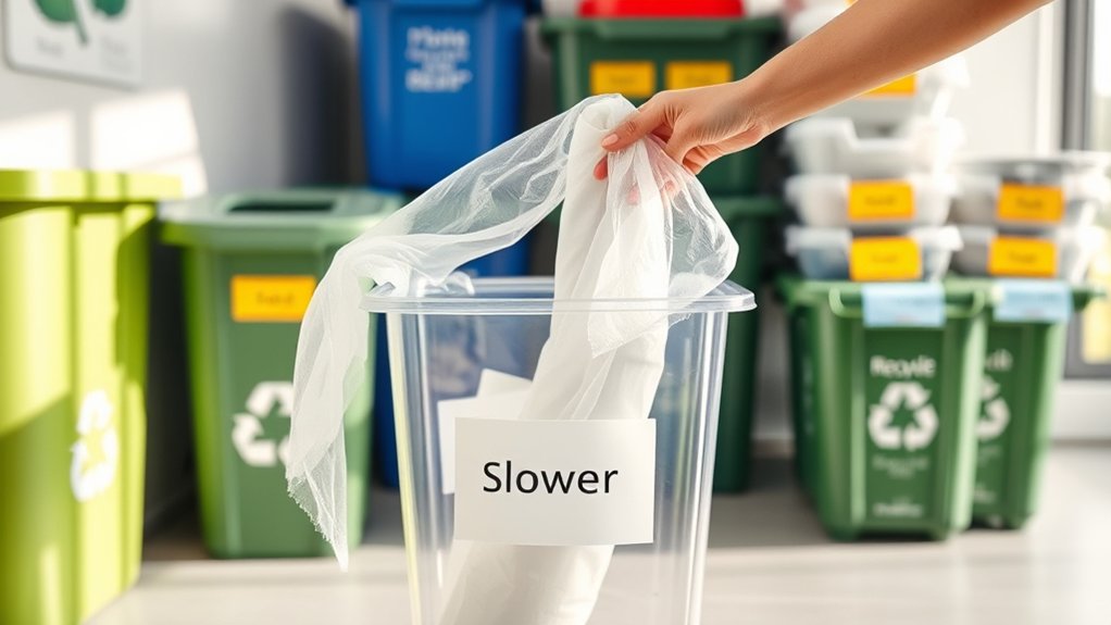 shower liners rarely recyclables locally