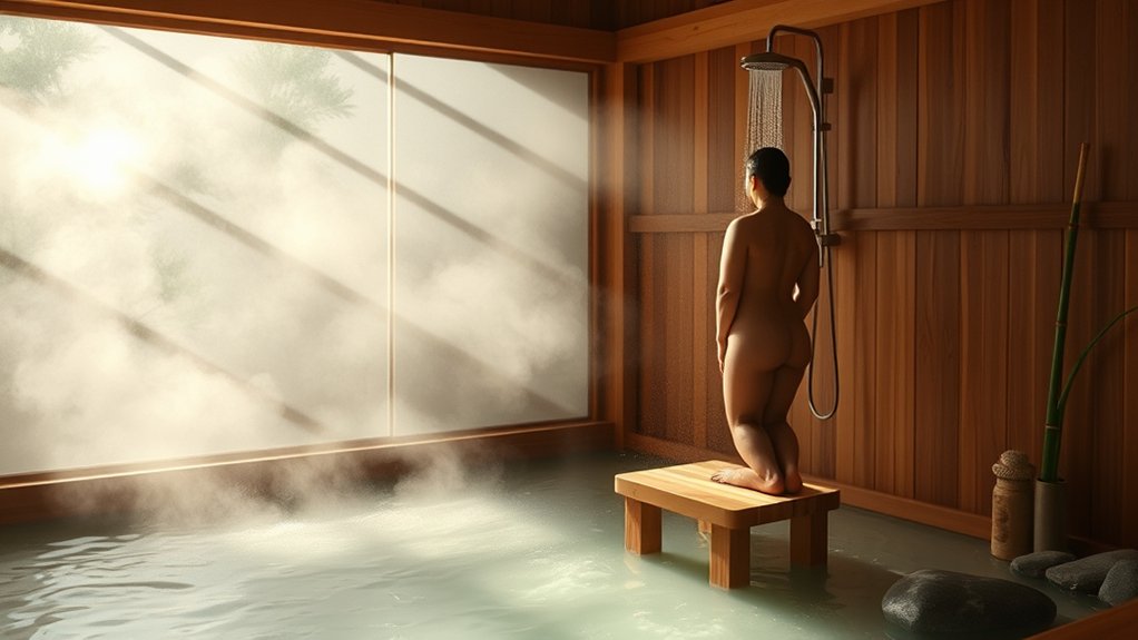 shower minimal to none etiquette