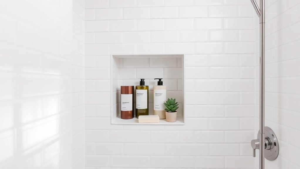 shower niches useful stylish storage